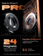LISEN for MagSafe Car Mount for iPhone 17 Pro Max [24 Strong Magnets] Classic Magnetic Phone Holder for Car Dashboard Magnet Phone Mount Car Cell Phone Holder for iPhone 17 Pro Max Air 16 15 14 13 12 - Image 3