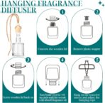 AROIC Premium Scent Car Air Freshener, 6 Pack Hotel Scent Collection Diffuser Set, Long Lasting Luxury Fragrance Essential Oil Aromatherapy, Hanging Air Freshener for Car Interior Accessories Unisex - Image 7