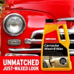 Mothers California Gold Carnauba Wash & Wax, 64 oz. — Cleans, Shines & Protects – Gentle, pH Balanced, Ultra-Sudsy for a Spot-Free, Brilliant Finish. Biodegradable & Won't Strip Wax or Ceramic (05674) - Image 2