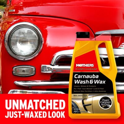 Mothers California Gold Carnauba Wash & Wax, 64 oz. — Cleans, Shines & Protects – Gentle, pH Balanced, Ultra-Sudsy for a Spot-Free, Brilliant Finish. Biodegradable & Won't Strip Wax or Ceramic (05674) - Image 2