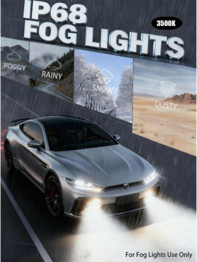 9005 9006 Bulbs Combo, 100,000LM 1200% Ultra Bright, True 1:1 Mini Halogen Size, Plug and Play No Adapter, HB3 HB4 Fog Light Conversion Kits, 85000+ Hours Lifespan, Pack of 4 - Image 11