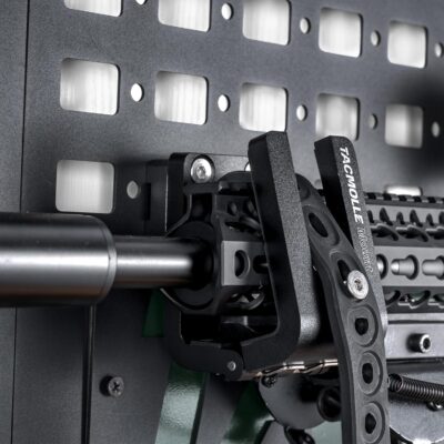 Mounting Bracket Base for MOLLE Panel, MOLLE Adapter Accessories Mount for Fire Extinguisher Mount Gun Rack Gas Can Holder, 2-Pack - Image 4