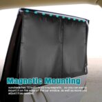 2PCS Car Window Shades, Magnetic Rear Side Window Car Sun Shades for Heat & UV Protection, Breathable Double Layer Window Sunshade, Auto Privacy Window Curtains for Baby - Image 4