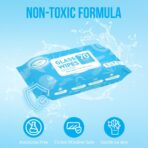 Air Jungles Glass and Window Cleaner Wipes 70 Count, Extra Large 8" x 10" Size Cleaning Wipes for Car Windshield, Headlight, Mirror, Tile and Home Glass Surface - Image 6