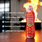 StaySafe All-in-1 Portable Fire Extinguishing Spray By LifeSafe Technologies | Compact Fire Extinguisher For 10 Types of Fires | Non-Toxic, Non-Hazardous & Eco-Friendly - Image 2
