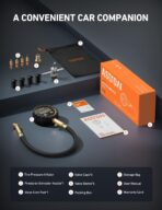 AstroAI Tire Pressure Gauge for Cars with Backlit LED, Solid Brass with Rubber Hose, Air Bleeder Valve, ANSI B40.7 Grade 2A(±0.5%), 3-250PSI - Image 8