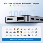 AI Box Wireless CarPlay & Auto Adapter - Plug & Play, Dual-Band WiFi, Bluetooth 5.0, 4K Video Support, Android 12.0 System, Compatible with Factory CarPlay & Android Auto （4GB RAM+32GB ROM） - Image 6