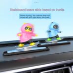 Kwak's Car Dashboard Decor Cute Interior Accessories Ornaments (Black) - Image 5