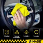 Microfiber Cleaning Cloth, 24 Pack Reusable Microfiber Towels for Cars Lint Free Cleaning Shop Towel Rags for Home Kitchen Automotive Bar Mechanic Restaurant Garage, 11"x 12", Multicolor - Image 6