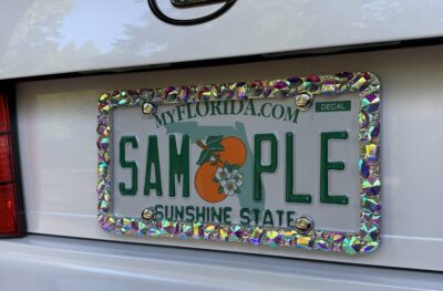 Cruiser Accessories 16130 Dazzle License Plate Frame, Chrome - Image 3