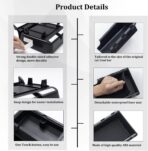 JKCOVER Front Under Seat Tray and Armrest Hidden Box Storage Organizer Compatible with Jeep Wrangler JL/JLU 2018-2022 2023 2024 2025 and Jeep Gladiator JT Truck 2020-2025 Accessories （Patented Design） - Image 4