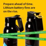 Lithium-Ion Fire Suppressant by Battery Ice | Patented Technology | Compact Fire Aerosol Spray for Home, Garage and Office | Non-Toxic, Eco-Friendly & Easy to Use (Single) - Image 6
