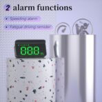 Heads Up Display for Cars,Windshield Speedometer Projector M1Green ,Digital GPS Speedometer with Speed,Driving Direction,Overspeed Alarm Fatigued Driving,GPS Mode for All Vehicles - Image 3