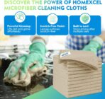 HOMEXCEL Brown Microfiber Cleaning Cloth 12 Pack, 12.5 x 12.5 inch Microfiber Towels for Cars, Ultra Absorbent Car Washing Cloth, Lint Free Streak Free Cleaning Rags for Car, Kitchen, and Window - Image 2