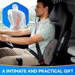 Lumbar Support Pillow for Office Chair, Gaming Chair, or Car, Memory Foam Cushion with Breathable Ventilated Mesh and Adjustable Straps for Long Lasting Back Support Ergonomic Suitable Gift - Image 4