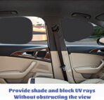 4PCS Car Window Shade Car Side Window Covers Automobile Sunshade Front and Rear Windows Sunshades - Image 6