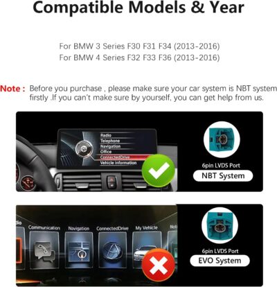 Ultra Narrow 12.3 inch 1920 * 720 Android Auto for BMW 1/2/3/4 Series F20 F30 2011-2016 NBT Carplay Car Radio Multimedia Player Stereo Touch Screen Bluetooth (Linux NBT System) - Image 2