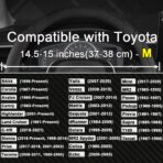 West Llama Customized Auto Car Steering Wheel Cover for Toyota (Black) - Image 2