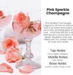 HoogaLife Car Air Freshener Diffuser 2 Pack Hanging Air Freshener Diffuser - Pink Sparkle Champagne Fragrance Oil Air Diffuse r for Car, 45+ Days Long Lasting Fragrance Made in USA (P38) - Image 3