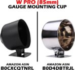 MOTOR METER RACING W Pro Series 85mm 3-3/8" Tachometer 8000 RPM Gasoline Diesel Engine with Hour Meter Black Dial White LED Waterproof for Car Truck Boat Yacht Motorcycle - Image 6