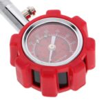 Heavy Duty Tire Pressure Gauge Metal Car Tire Air Pressure Gauge Tool with Digital Display Red for Auto Monitoring - Image 3