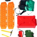 RC Crawler Accessories Roof Simulation Decoration Luggage Bag/Fire Extinguisher/Oil Drum/Recovery Board/Toolbox/Shovel/Hoe/Axe for 1/10 Trx4 Trx6 SCX10 Red cat (Style B)