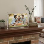 4x6 Acrylic Picture Frame Double Sided Clear Magnetic Photo Frames Free Standing Desktop Display - Image 6