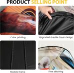 Car Windshield Sun Shade - Foldable Car Sun Shade Windshield for Front Window, Reflector Sunshade Offers Ultimate Protection for Cars Interior (55.2 x 31.5 in) - Image 4