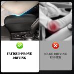 Sporacingrts Universal Car Armrest Storage Box with Cup Holder Ergonomic Adjustable Wrist Support Center Console Organizer Multifunctional Storage Solution for Cars SUVs Trucks (Black) - Image 3