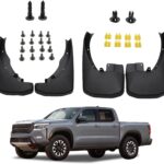 Frontier 2005-2022 2023 Pickup Mud Flaps - All Weather Splash Guards Front & Rear Set of 4