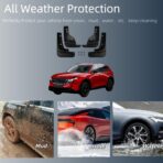 Mud Flaps for 2022-2026 Mazda CX-5 CX5 (Gas Only, NOT for Hybrid/PHEV) - Front & Rear Splash Guards, PP All Weather Mudflaps, Custom Fit Exterior Accessories - Image 5