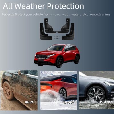 Mud Flaps for 2022-2026 Mazda CX-5 CX5 (Gas Only, NOT for Hybrid/PHEV) - Front & Rear Splash Guards, PP All Weather Mudflaps, Custom Fit Exterior Accessories - Image 5