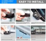 2PCS Universal Hood Light Mounting Brackets Ditch Light Brackets Adjustable Aluminum Alloy Pillar Hood Led Work Light pods Mount Bracket for Truck SUV Cars, No Drilling - Image 6