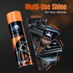 Nick's Professional Supplies High Gloss Tire Shine (1 Pack) - Long Lasting Tire Care - Your Ultimate Wet Tire Shine Spray for a Black Finish Shine on Ceramic Coating for Cars, Trucks, Motorcycles. - Image 6