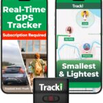 Tracki GPS Tracker for Vehicles – Real-Time 4G LTE Assets & Car Tracking Device with App, Magnetic Mount, Compact Design, Worldwide Coverage – iOS & Android (Subscription Required)