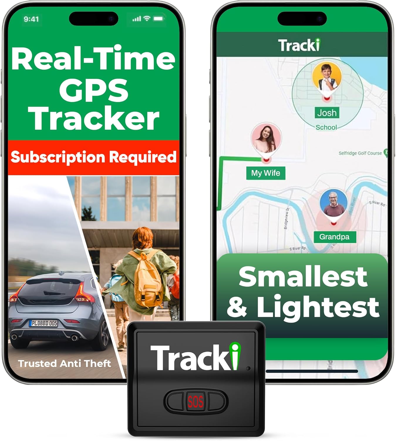 71S8jF25etL._AC_SL1500_.jpg Tracki GPS Tracker for Vehicles – Real-Time 4G LTE Assets & Car Tracking Device with App, Magnetic Mount, Compact Design, Worldwide Coverage – iOS & Android (Subscription Required) - Image 1