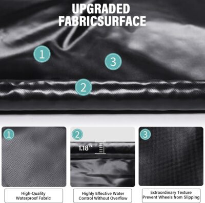 Garage Floor Mat, Garage Car Mat - Non-Slip Waterproof Containment Mat, Heavy Duty Durable Protection, Easy to Clean & Install, Perfect for Garage, Workshop, Parking (7'9"W x 21'L) - Image 5