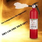 Kidde FA110 Multipurpose Fire Extinguishers 2 Pack - Red, (Rating 1-A:10-B:C) Includes Wholesalehome Cleaning Cloth - Image 3