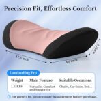 Lumbar Support Pillow for Office Chair - Lumbar Pillow for Car, Memory Foam Ergonomic Lumbar Support Pillow for Car Back Support for Office Chair Back Support Cushion - Image 5