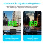 Heads up Display for Cars,Car HUD,Head up Display for Car,Digital GPS HUD Speedometer,USB Cable Plug and Play,Automatic Brightness Adjustment,Large Font Display - Image 5