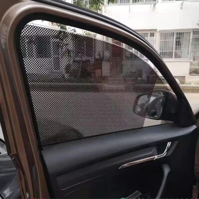 Car Side Window Sunshade, 4 PCS Static Cling Films Stickers Sun Shade UV Rays Privacy Protector, Reuseable Washable Sun Shade for Most Cars, Vhicles, SUV - Image 8