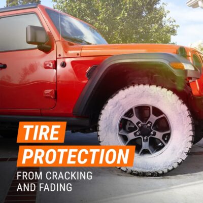 Armor All Car Tire Foam Spray, Tire Cleaner Foam for Restoring Color and Tire Protection, 4 Oz (Packaging May Vary) - Image 5