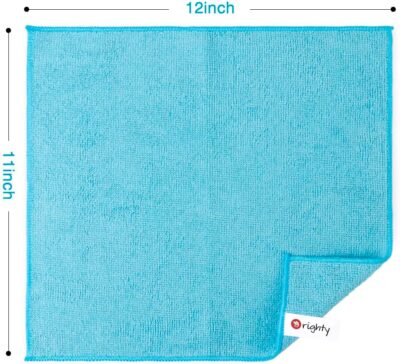 Orighty Microfiber Cleaning Cloth Pack of 24, Microfiber Towels for Cars, Highly Absorbent Car Cleaning Supplies, Lint Free Cloths Clean Rags for Car Care, House, Kitchen, 12x11 inch, Multicolor - Image 4