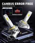 AUXITO 9005 Bulbs 30000LM 800% Ultra Brightness 9005 Fog Light 6500K with Cooling Fan, Real 1:1 Design HB3 Fog Light Bulbs Plug-N-Play, Pack of 2 - Image 6