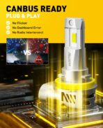 AUXITO 9005/HB3 H11/H9/H8 Fog Light, 62000LM 900% Brighter H8 H9 HB3 Bulbs Combo 5 Mins Install, Plug-N-Play, IP68 Waterproof, Pack of 4 - Image 7