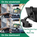 GPS Navigator for Car with 2026 Maps Lifetime Free Update, 7" Car GPS Navigation System for Vehicles Truck Commercial Drivers with POI/ZIP Search, Support FM, Voice Guidance, Speedcam/Red Light Alerts - Image 6