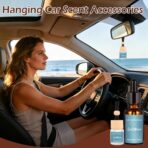 12 Pack Car Air Freshener & Refills, 6-Scent Hanging Air Freshener Diffuser Set -Each(8ml +20ml Refill), Essential Oil Diffuser With Refill Bottles, Reusable Car Fragrance Decor Accessories - Image 3