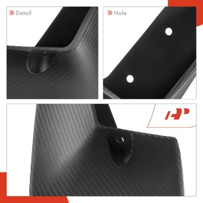 A-Premium Set of 4PCS Mud Flaps Splash Guards Mudguards Mudflaps with Hardware Accessories Compatible with BMW i3, 2014-2020, Hatchback Only, 4-Door, Front and Rear (Driver & Passenger Sides) - Image 7