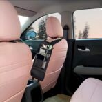 QUICTO 2PCS Car Seat Storage Hanging Bag, Multi-Pocket Seat Side Organizer, Multifunctional Mesh Net Pocket, Can Hold Mobile Phone, Wallet, Glasses, Suitable for Cars, SUVs, Trucks - Image 7