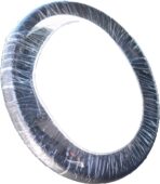 Steering Wheel Protector Clear Plastic Cover Disposable Pack of 100 Universal Automobile Protection - Image 2